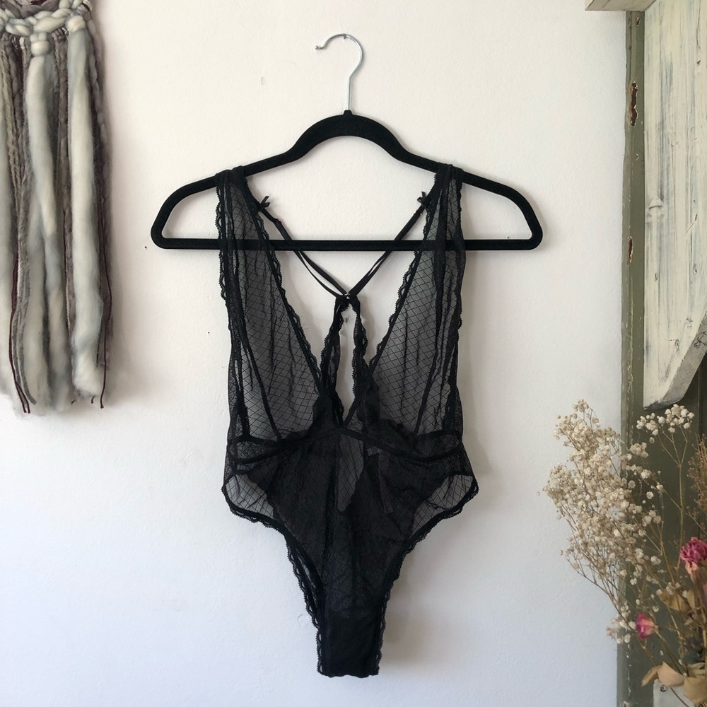 Fenty Black Lace Bodysuit